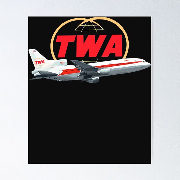 Two TWA Airline Mid-Century Travel Posters, New York and Las Vegas -  Historical Pix