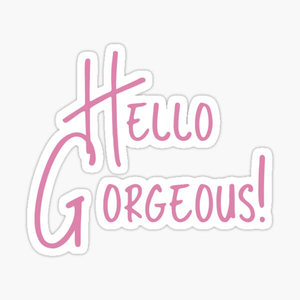 "Hello Sticker for Sale by desertdivasdls Redbubble