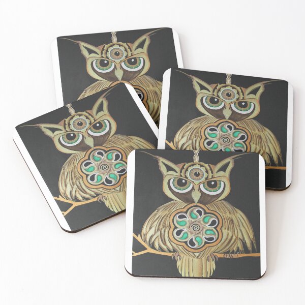 Item preview, Sacred Masculine Owl designed and sold by Ecolibrium.