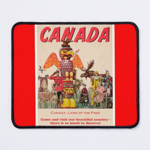 Item preview, Vintage Canada Tourism Poster designed and sold by WeeMonkey.