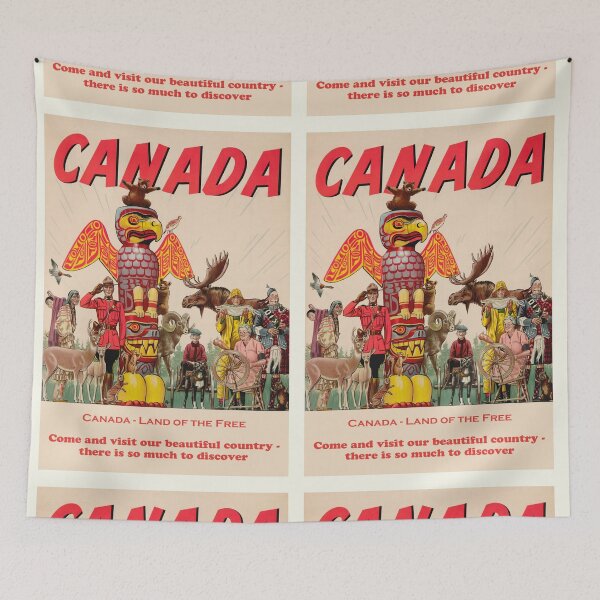Item preview, Vintage Canada Tourism Poster designed and sold by WeeMonkey.