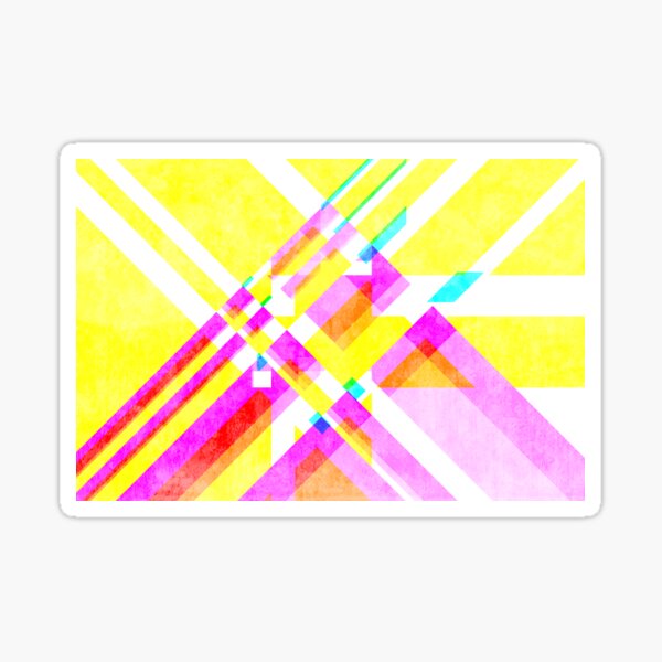 Abstract Time III Sticker