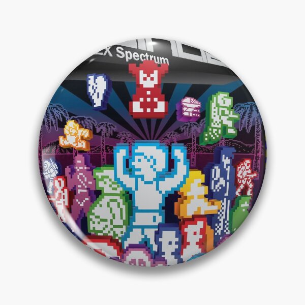 Item preview, Sir Clive Sinclair ZX Spectrum zx81 Loading bars Game Characters Tribute design available on a wide .png designed and sold by JewellMcCoy.