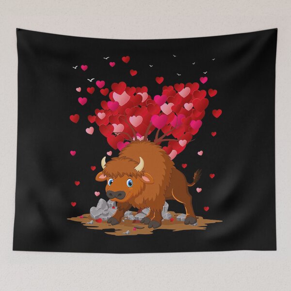 Item preview, Funny Yak Animal Lover Yak Valentine_s Day designed and sold by JenniferLecher.