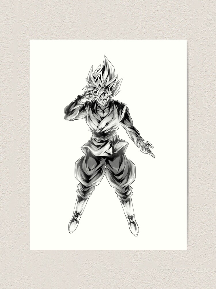 Black goku  Goku drawing, Anime artwork, Anime drawings