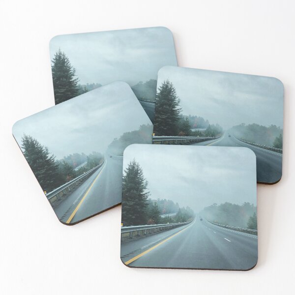Item preview, Foggy fall drive through Muskoka designed and sold by ClarissaFlora.