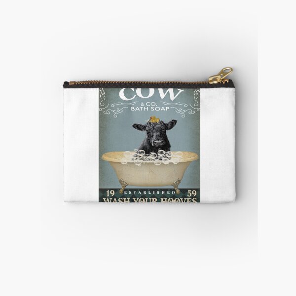 Item preview, Cow Bath Soap Canvas Poster designed and sold by Chapman88.