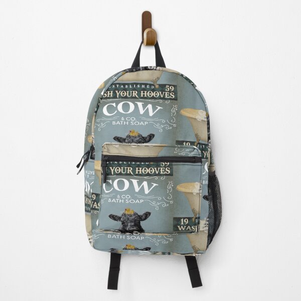 Item preview, Cow Bath Soap Canvas Poster designed and sold by Chapman88.
