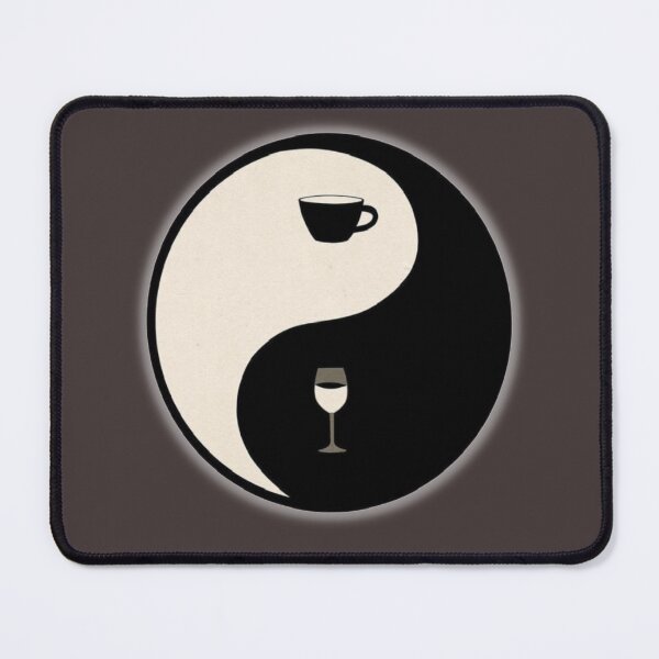 Item preview, Coffee And Wine Ying Yang designed and sold by Rockopolys.
