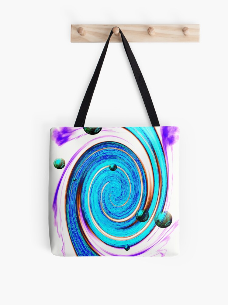 Thumbnail 1 of 2, Tote Bag, Abstract Stream designed and sold by danieljanda.