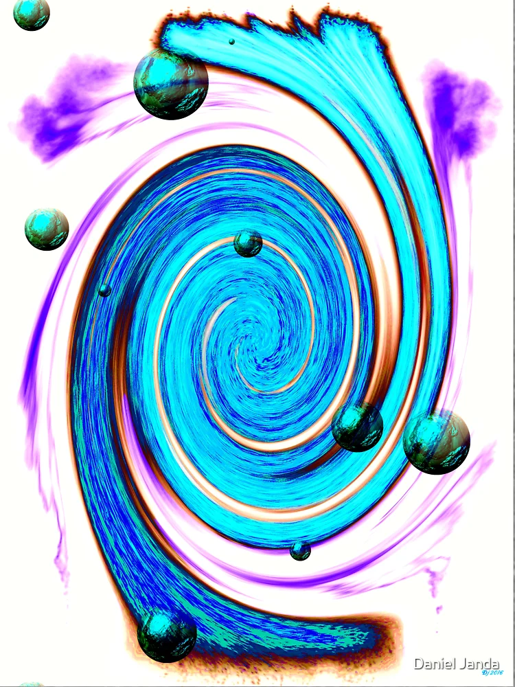 Thumbnail 6 of 6, Lightweight Sweatshirt, Abstract Stream designed and sold by Daniel Janda.
