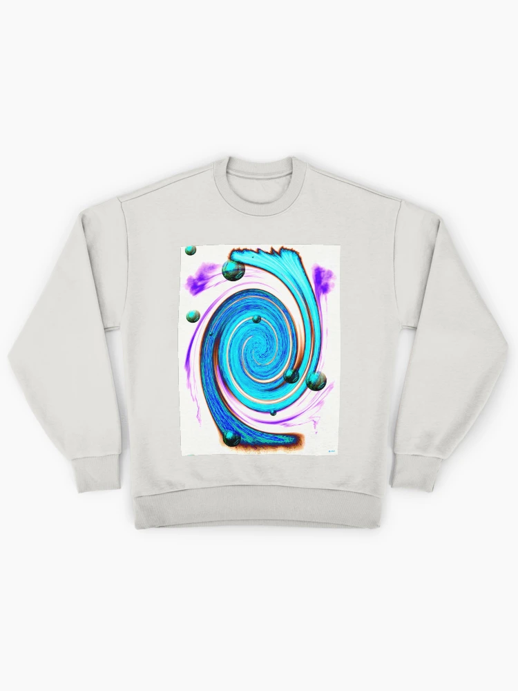 Thumbnail 1 of 6, Premium Oversized Sweatshirt, Abstract Stream designed and sold by Daniel Janda.