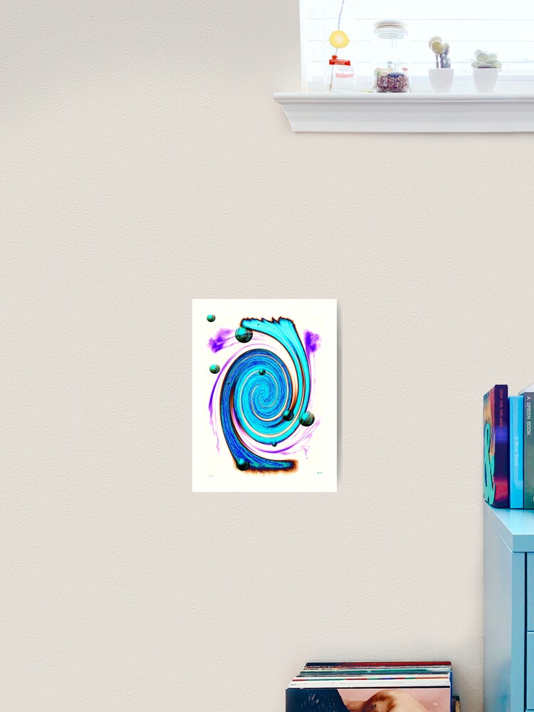 Thumbnail 2 of 3, Art Print, Abstract Stream designed and sold by danieljanda.
