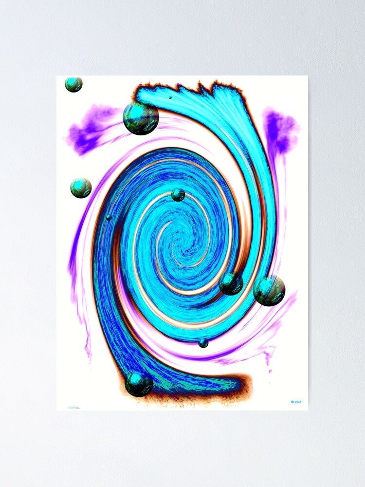 Thumbnail 1 of 3, Poster, Abstract Stream designed and sold by danieljanda.