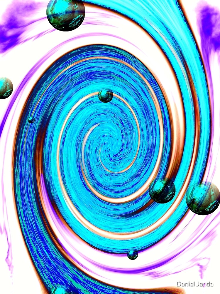 Thumbnail 3 of 3, Scarf, Abstract Stream designed and sold by danieljanda.