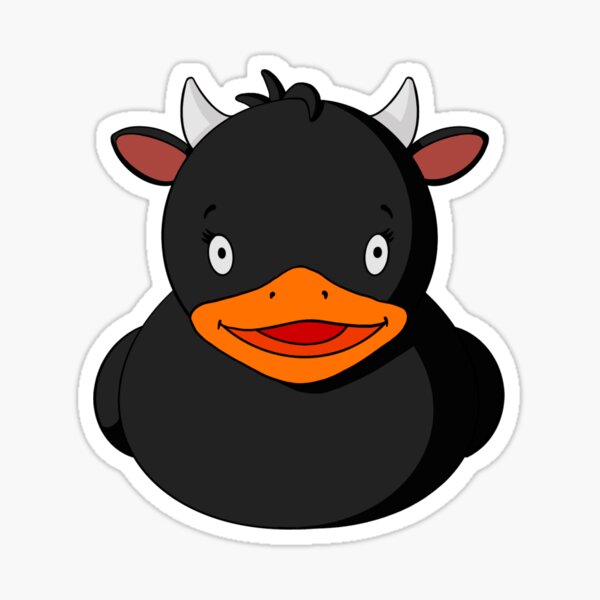 Item preview, Black Bull Rubber Duck designed and sold by Alisha Ober Designs.