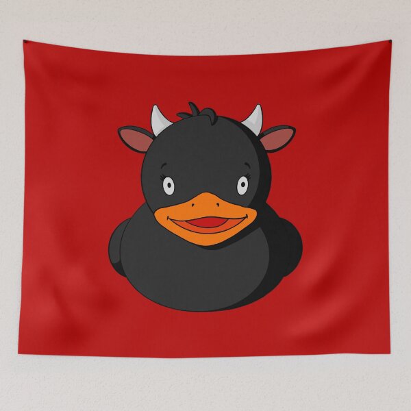 Item preview, Black Bull Rubber Duck designed and sold by Alisha Ober Designs.