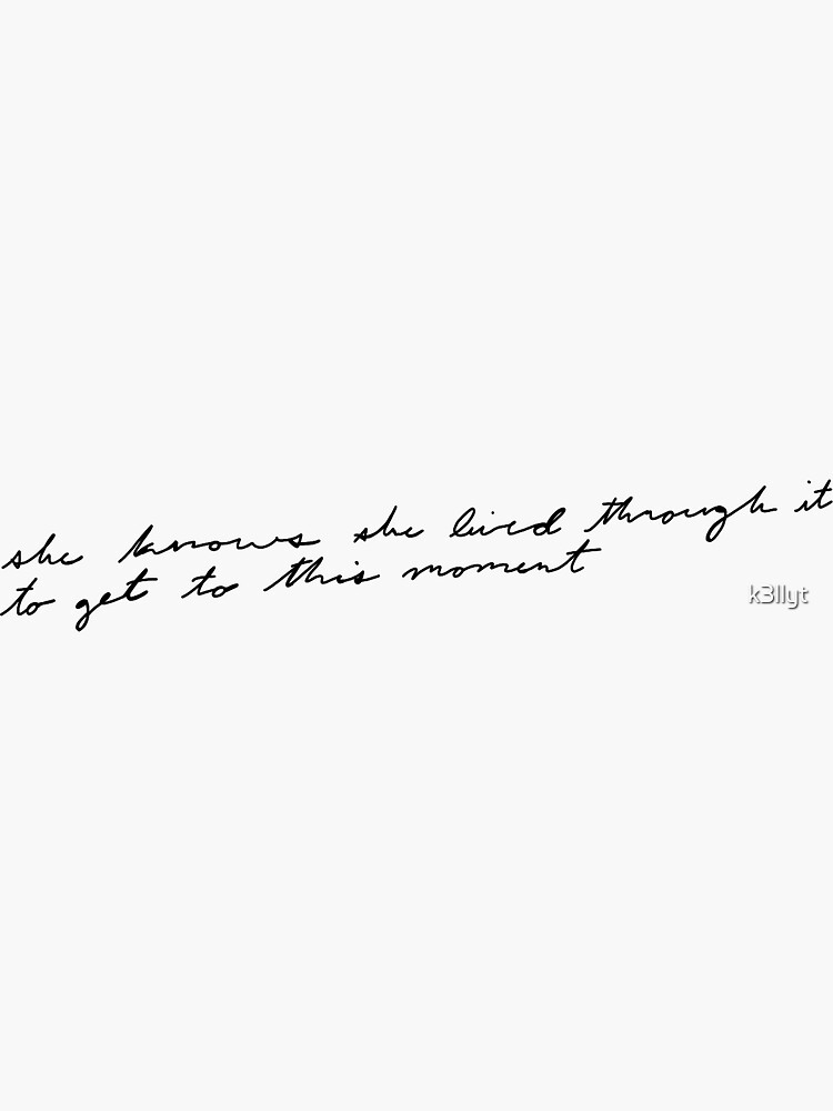 Thumbnail 3 of 3, Sticker, Phoebe Bridgers Graceland Too lyrics designed and sold by k3llyt.