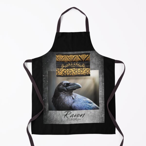 Item preview, Raven Portrait Faux Texture Old World Style Design designed and sold by EarthArtDesigns.