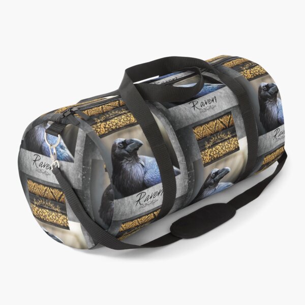 Item preview, Raven Portrait Faux Texture Old World Style Design designed and sold by EarthArtDesigns.