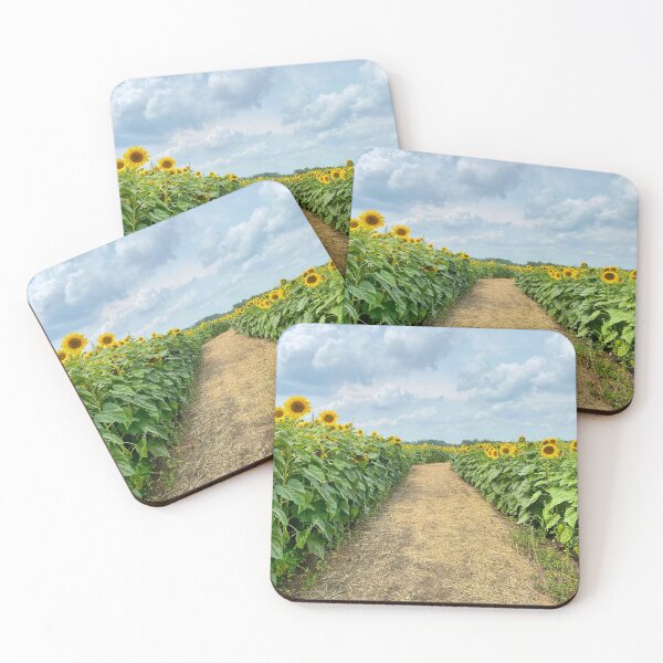 Item preview, Happy sunflower field  designed and sold by ClarissaFlora.