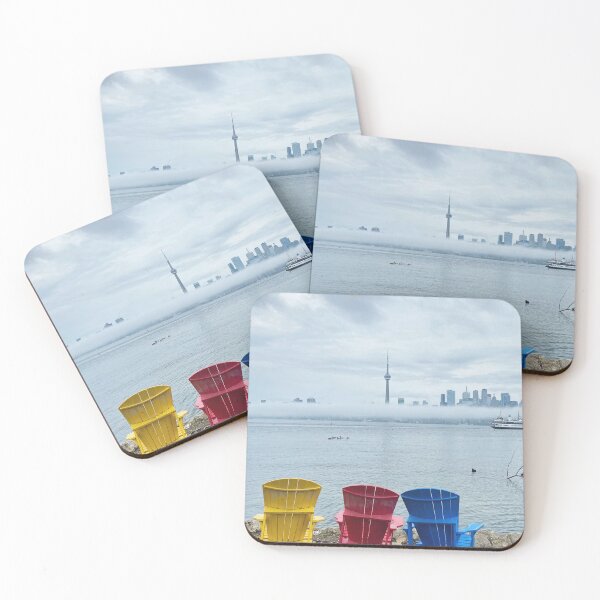 Item preview, A foggy view of the CN tower from Toronto Island designed and sold by ClarissaFlora.