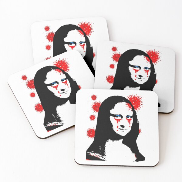 Item preview, Mona lisa arte pop Leonardo Davinci designed and sold by Rustic Valley Studio.