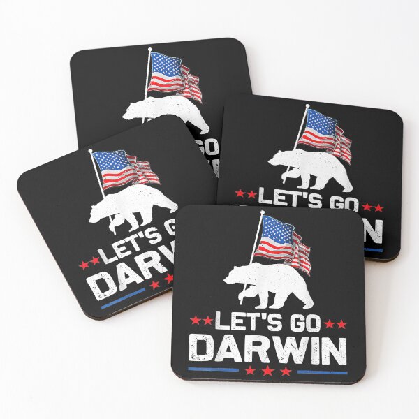 Item preview, Let_s Go Darwin Shirt Bear US Flag Women Men Let’s Go Darwin designed and sold by LemmikkiBadley.