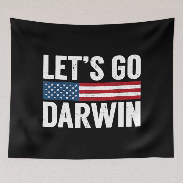 Artikelvorschau, Let’s Go Darwin Vintage Amerikanische Flagge Frauen Männer entworfen und verkauft von gonzalogranados.