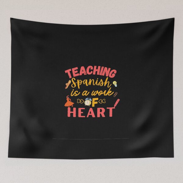 Item preview, funny spanish teachers quote cool valentines day for teachers couple designed and sold by salahnewdesign.