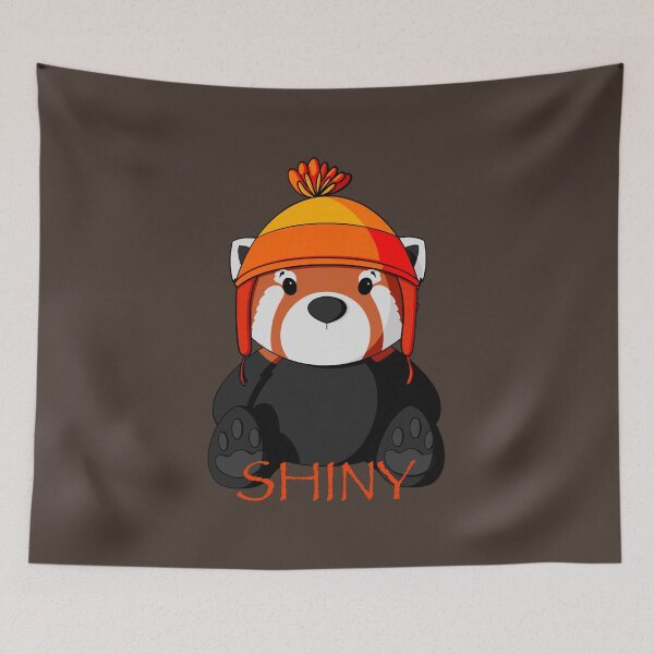 Item preview, Shiny Red Panda designed and sold by Alisha Ober Designs.