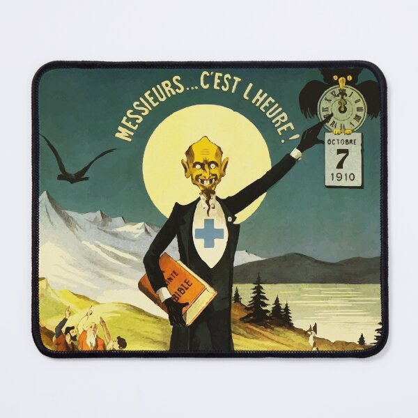 Item preview, 1910 poster by Albert Gantner criticising a Swiss ban on absinthe. designed and sold by monsterplanet.