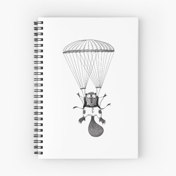 Item preview, Parachuting Beaver #4 designed and sold by Crooked & Beautiful .