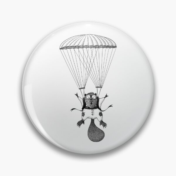 Item preview, Parachuting Beaver #4 designed and sold by Crooked & Beautiful .