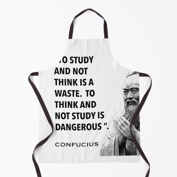 Item preview, Confucius quote- to study without thinking.. designed and sold by Englishmistress.