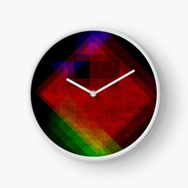 Abstract Time VI Clock