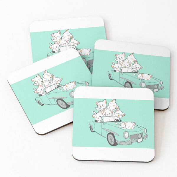 Item preview, cat driving a car designed and sold by marwan elsaeed.