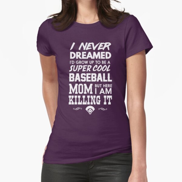 Such a fun idea for a baseball shirt!  Baseball shirt designs, Baseball  mom shirts, Sports mom shirts