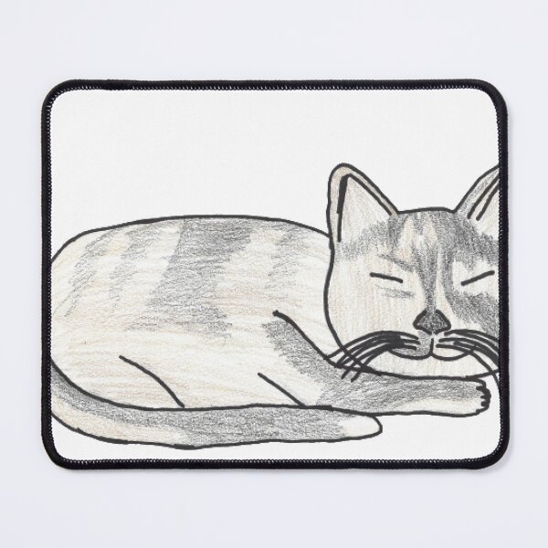 Item preview, sleeping cat designed and sold by Cora Gregory.