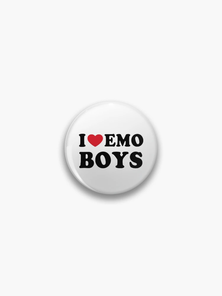 Emo Guys Are Hot! Punk Music Pin | Redbubble