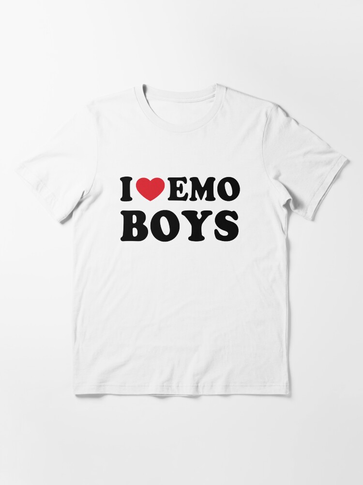 I Love Emo Boys Shirt Emo Clothing Emo Gifts T Shirt for 