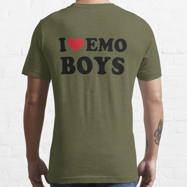 I Love Emo Boys Gifts  Essential T-Shirt for Sale by suns8