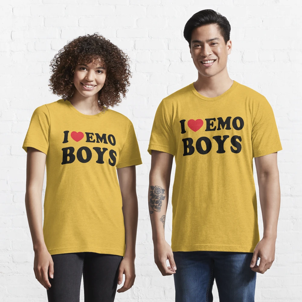 I Love Emo Boys Gifts  Essential T-Shirt for Sale by suns8