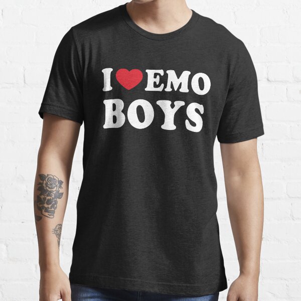 I Love or Heart Emo Boys Essential T-Shirt for Sale by heckgogh