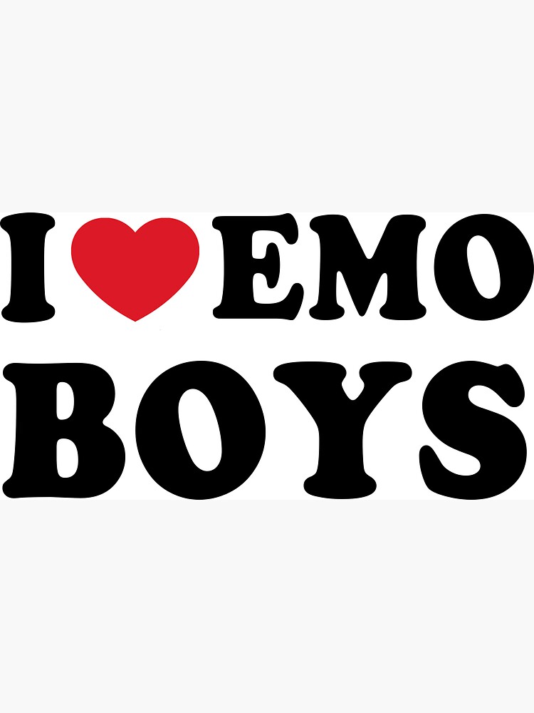 I heart emo boys emo girls Egirl Eboy  Tank Top for Sale by