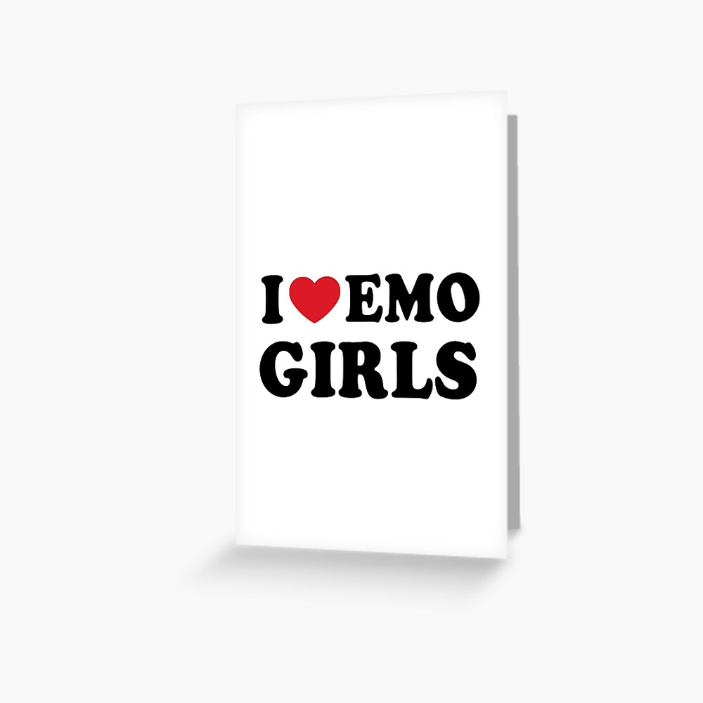 Emo Girl  Greeting Card for Sale by poluslicida6