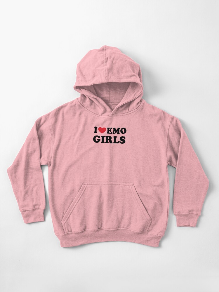 Love Emo Girls Heart Trendy Egirl Teens Goth Punk' Women's Hoodie