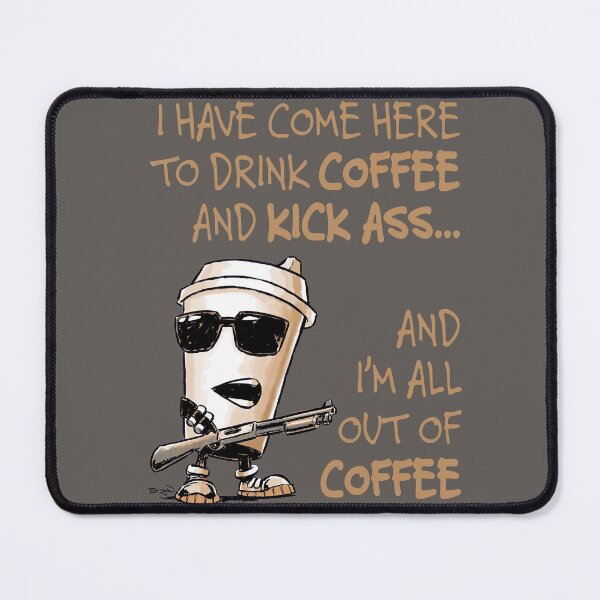 Item preview, Drink Coffee and kick... designed and sold by Craig Bruyn.