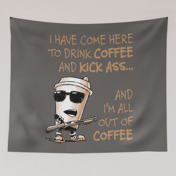 Item preview, Drink Coffee and kick... designed and sold by Craig Bruyn.
