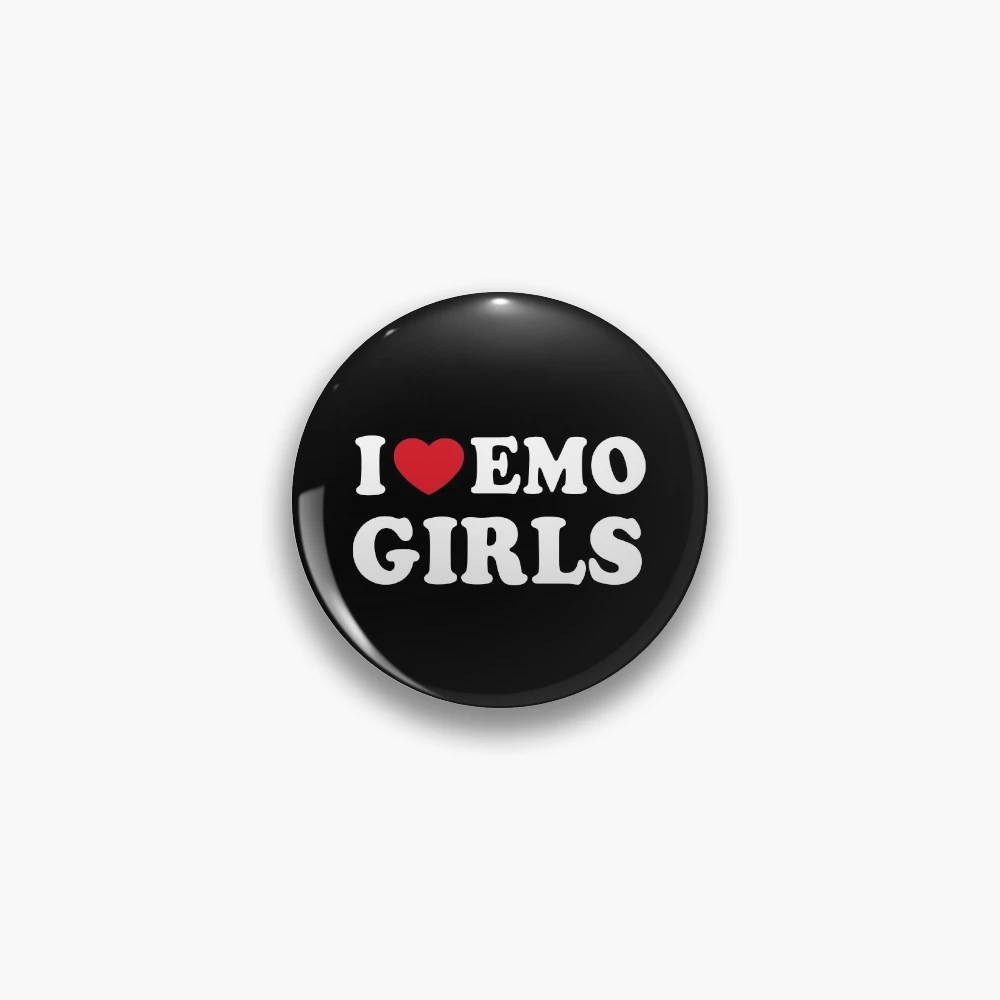 I Love Emo Boys  Pin for Sale by suns8